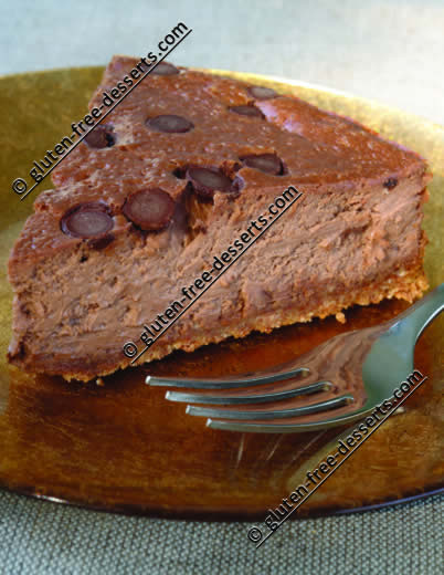 Gluten-Free Chocolate Cheesecake with Cinnamon Crust