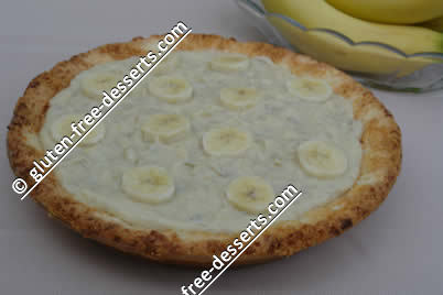 Banana Cream Pie before toppings