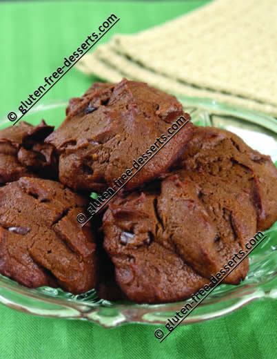 Gluten-Free Soft Chocolate Peanut Butter Cookies