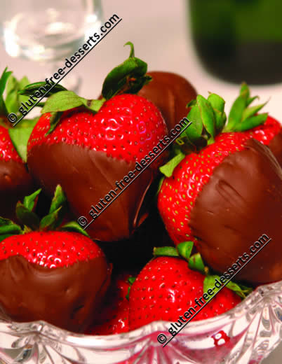 Gluten-Free Chocolate Covered Strawberries