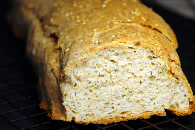 Gluten Free French Bread Cut