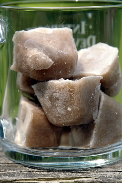 Gluten-Free Chia-Seed Slurry and Ice-Cubes